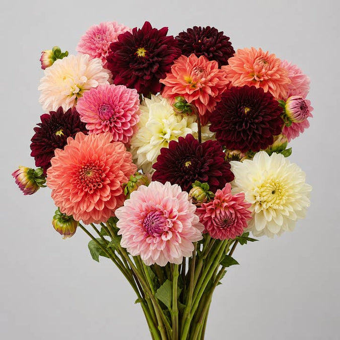 Fresh Assorted Dahlias product photograph