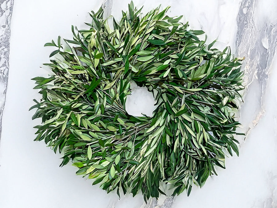 Fresh Olive Wreaths