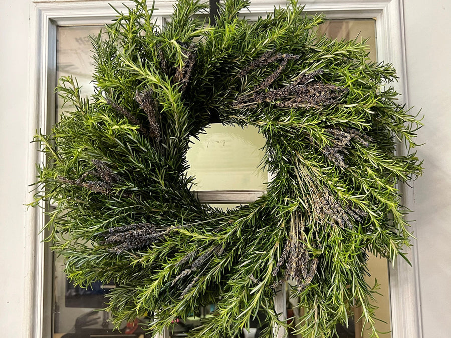 Fresh Lavender & Rosemary Wreaths