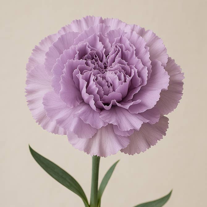 Fresh Red and Lavender Carnations — Lavender product photograph