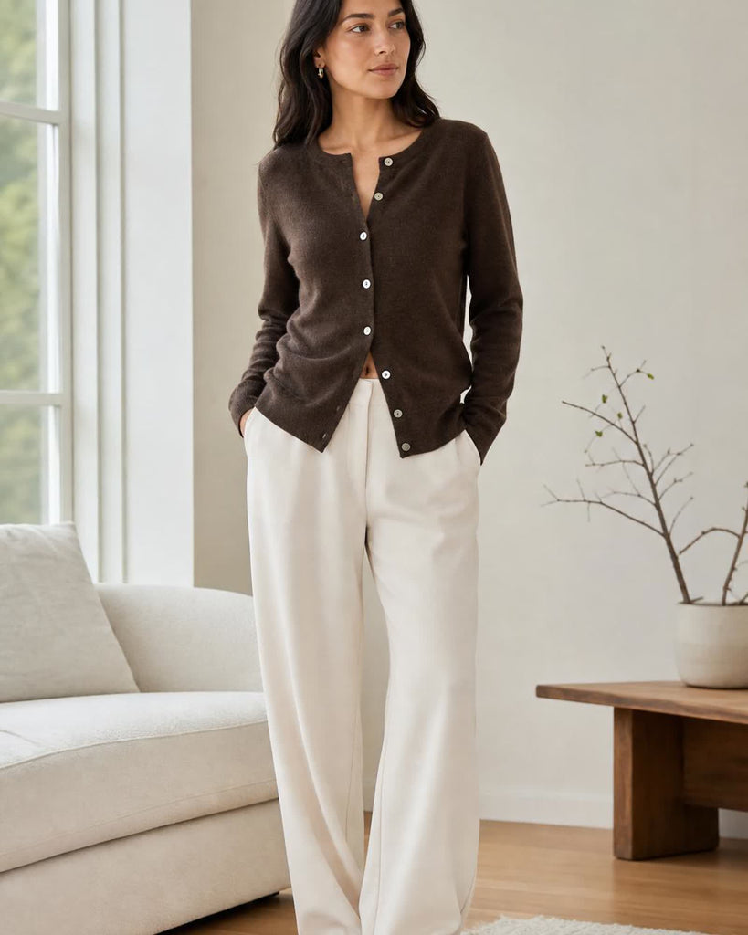 The Cashmere Sweater - Brown
