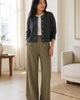 The Organic Cotton Cropped Cardigan - Charcoal