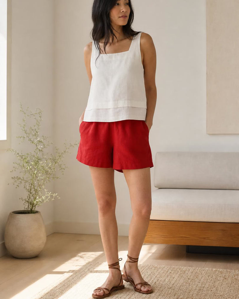The European Linen Short - Chile