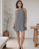 The European Linen Mini Dress - Classic Mini Gingham