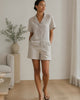 The European Linen Short Sleeve Short - Flax