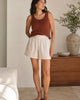 The European Linen Short - Flax