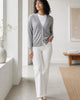 The Lightweight Cotton Cashmere Cardigan - Heather Grey