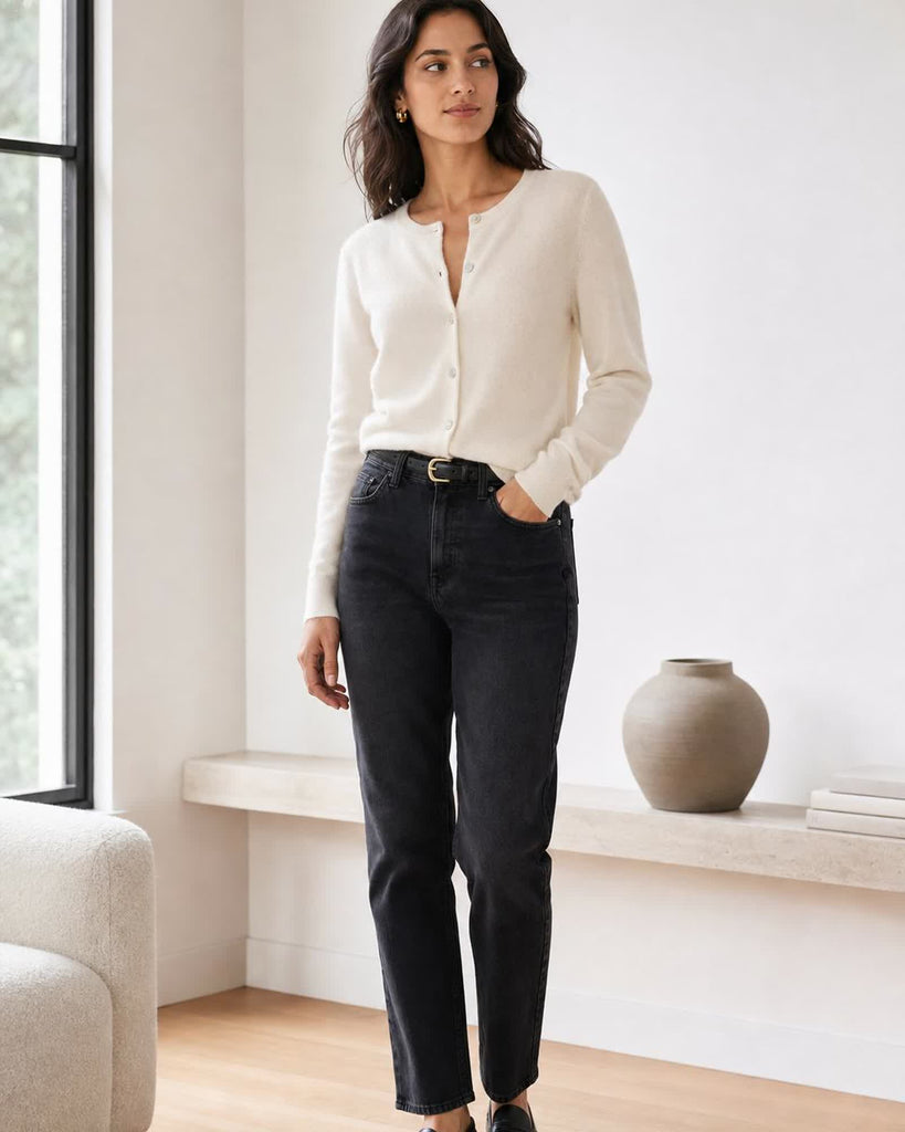 The Cashmere Sweater - Ivory