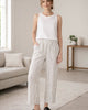 The Marin Pant - Oatmeal / Black Stripe