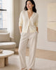The Lightweight Cotton Cashmere Cardigan - Pale Custard Yellow