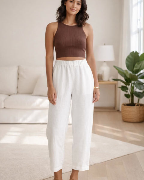 The Marin Pant - White